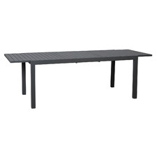 Charcoal Kos Extendable Outdoor Dining Table