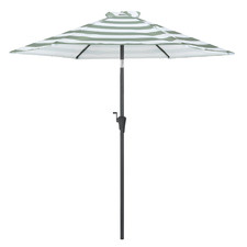 2.2m Striped Brighton Market Umbrella