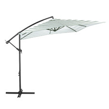 2.59m Striped Brighton Cantilever Umbrella