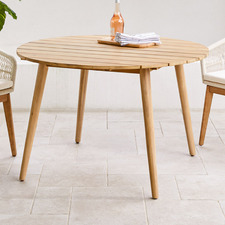 Sorrento Round Acacia Wood Outdoor Dining Table