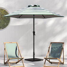 2.7m Striped Brighton Market Umbrella