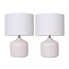 37cm Darcy Ceramic Table Lamps (Set of 2)