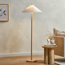 Kahli Timber Floor Lamp