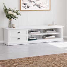 180cm Hamptons TV Entertainment Unit
