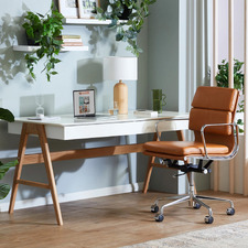 Torsby Office Desk & Eames Premium Replica Chair Set