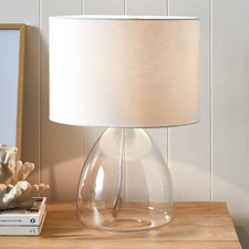 42cm Oslo Glass Table Lamp