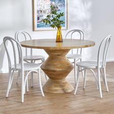 Axis Dining Table & Thonet Replica No. 18 Bentwood Chairs Set