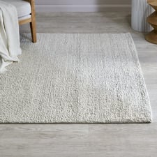 Bowie Textured Plush Hand-Woven Wool-Blend Rug