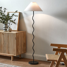 Lyon Metal Wave Floor Lamp