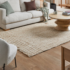 Miller Fringed Hand Woven Jute Rug
