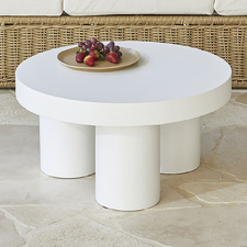 Makkari Round Polystone Outdoor Coffee Table