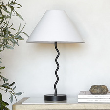 Lyon Metal Wave Table Lamp