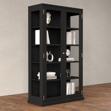 Black Bradford Glass Display Cabinet