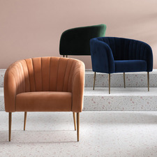 Mimi Premium Velvet Armchair