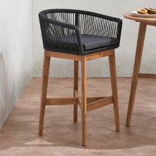 68.5cm Laguna Rope Outdoor Barstool
