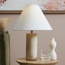 Siena Travertine Table Lamp