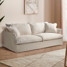 Softy Premium 3 Seater Queen Slipcover Sofa Bed