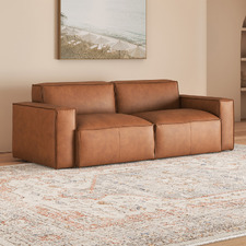 Boulder 3 Seater Genuine Leather Sofa