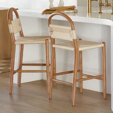 66cm Marcus Beech Wood Bar Stool