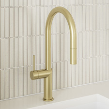 Clovelly Gooseneck Pull-Out Kitchen Sink Mixer