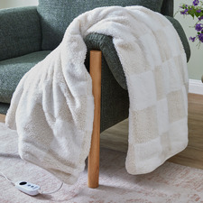Check Heated Electric Throw Blanket