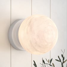 Kora Alabaster-look Wall Light