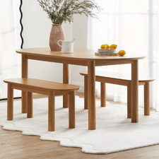4 Seater Cannes Dining Table & Bench Set