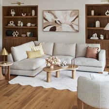 Haven 5 Seater Premium Upholstered Chaise Sofa