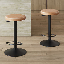 Elwood Adjustable Barstools (Set of 2)