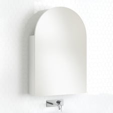 Mecca 600mm Arch Mirrored Shaving Cabinet