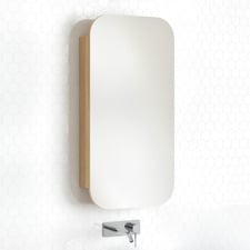 Mecca 450mm Rectangular Mirrored Shaving Cabinet