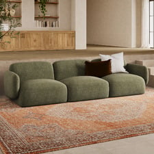 4 Seater Forest Green Moab Modular Sofa Set