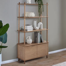 Banjo 4 Tier Storage Bookcase