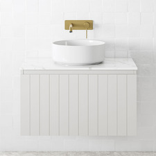 Belmont 750mm Matte Grey Wall Hung Single Vanity
