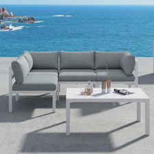 4 Seater Cyan Outdoor Lounge Set