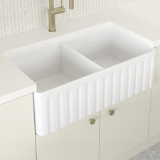 Bowral Double Fireclay Farmhouse Sink