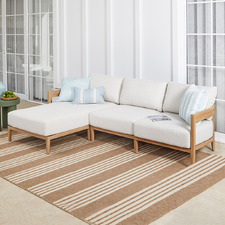 3 Seater Venice Outdoor Modular Sofa with Left Chaise