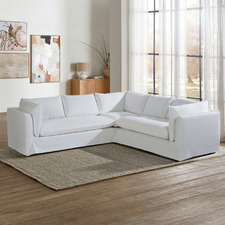 Jude 5 Seater Slipcover Corner Sofa