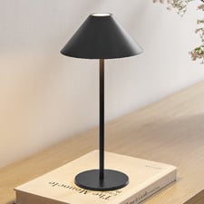 Evie Steel LED Cordless Touch Lamp
