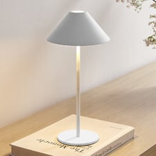 Evie Steel LED Cordless Touch Lamp
