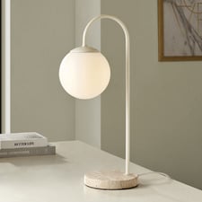 Rhea Travertine Table Lamp