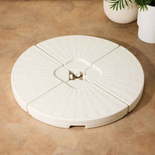 White Cantilever Umbrella Base