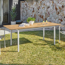 Coogee Extendable Eucalyptus Wood Outdoor Dining Table