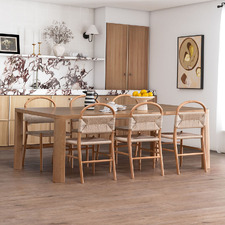 6 Seater Ronan Dining Table & Marcus Chair Set