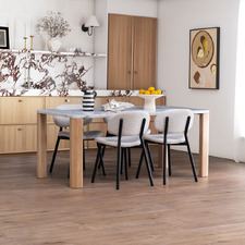 4 Seater Ronan Marble Dining Table & Millie Chair Set