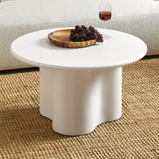 Mickie Round Sculptural Coffee Table