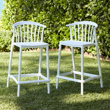 65.5cm Spindle Outdoor Bar Stools (Set of 2)
