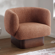 Caramel Benji Swivel Armchair