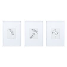 Wide Mat 5.1 x 7" Gallery Wall Photo Frames (Set of 3)