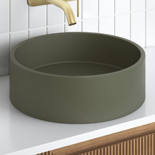 Clover 382mm Round Concrete Above Counter Basin
